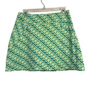 Title Nine Skort Lime Green Turquoise Small Athletic Tennis Golf Pickleball